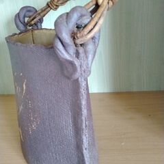 　デザイン陶器　花器　の画像