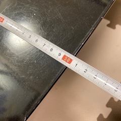 山善　黒のローテーブル　幅75cm×奥行50cm×高さ31.5cmの画像