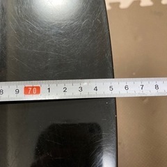 山善　黒のローテーブル　幅75cm×奥行50cm×高さ31.5cmの画像