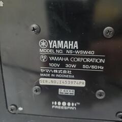ヤマハスピーカーとウーハーセットの画像