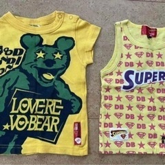 男の子用もしくは男女共用できそうな春夏服いろいろ①    セット売り　80サイズ　保育園幼稚園入園準備にもの画像