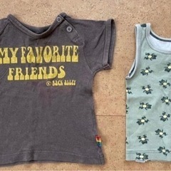 男の子用もしくは男女共用できそうな春夏服いろいろ②     セット売り　80サイズ　保育園幼稚園入園準備にもの画像
