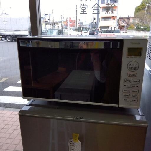 HJ427【中古】TOSHIBA 電子レンジ ER-WS17(W) 2021年製