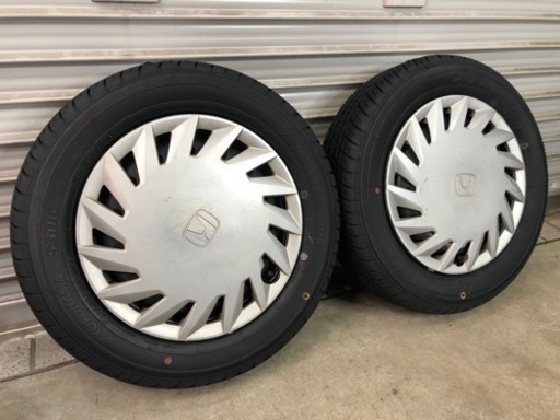 【S2869】22年 新品タイヤ 155/65R13 ヨコハマ S306 ゼスト 鉄ホイール 4本 ライフ ザッツ