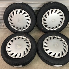 S2869】22年 新品タイヤ 155/65R13 ヨコハマ S306 ゼスト 鉄ホイール 4 