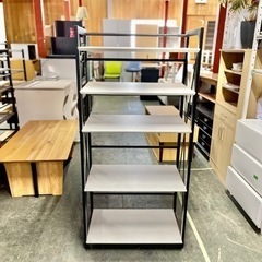 🌟激安‼️ニトリホワイト本棚 中量ラック幅　60cm🌟 