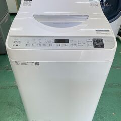 商談中 ヤフ ★SHARP★ 洗濯乾燥機 2021年 ES-TX5E 洗濯5.5kg 乾燥3.5kg 新生活 1人暮らし 50/60Hz共用 キッチン 生活家電 福島 郡山市 a