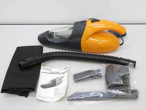 ss4885　未使用品　カサージュ　カークリーナー　ACL-11　シガーソケット型　CASAGE　車用　ハンディクリーナー　掃除機　オレンジ