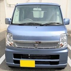 車検長い！エブリィワゴン社外アルミホイール付き　地域限定車　おま...
