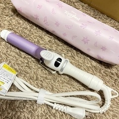 SALONIA ヘアアイロン コテ 25mm ラプンツェルデザイン 