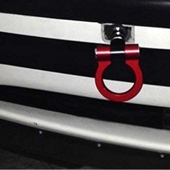 新品未使用　牽引 フック トーイングフック 可倒式  アルミニウム合金 アルマイト仕上 汎用 車 M18×P2.5 レーシーな仕様 雪道 外装の画像