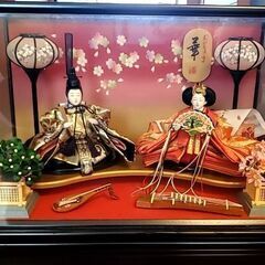 華   コンパクト雛人形 /お値段交渉致します