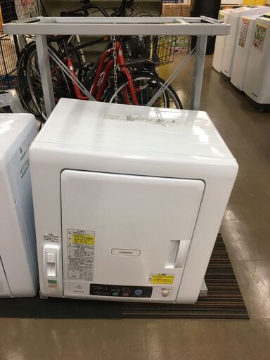 日立　洗濯乾燥機 DE-N60WV　中古品 2019年モデル 6kg