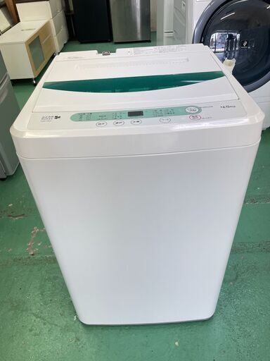 ★新生活★ 4.5kg洗濯機 2016年 YWM-T45A1 一人暮らし ヤマダ HERB Relax 50/60Hz共用 キッチン 生活家電 福島 郡山市 a