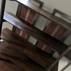アジアン家具☆棚（ダークブラウン）の画像