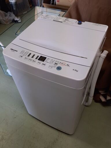 Hisense ハイセンス 全自動洗濯機 HW-E4503 2020年製　/MJ-0352 1FO