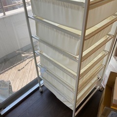 4/15まで　6段引き出し収納ラックの画像