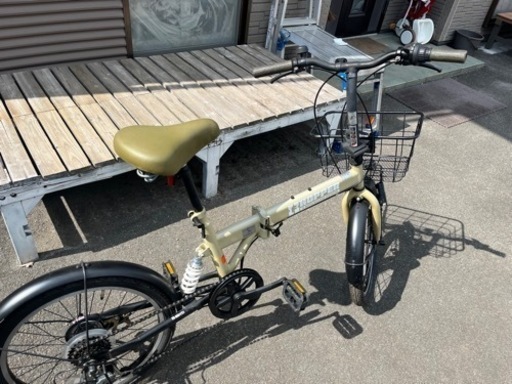 C653☆￥11000円スタート☆整備済み 中古折りたたみ自転車 【20インチ