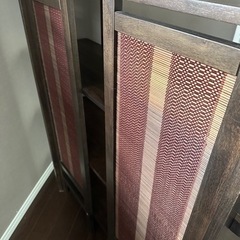 アジアン家具☆棚（ダークブラウン）の画像