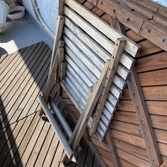 4/15まで　テラス用ダイニングテーブル&チェアの画像