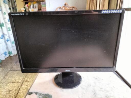パソコンモニター　iiyama E2472HDです。