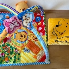 【受付終了】くまのプーさん変身ジム（メリー）、クッション