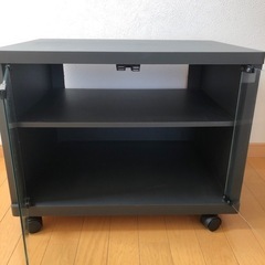 (取り引き中)テレビ台　黒の画像