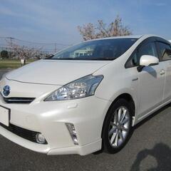 トヨタ　プリウスα【自社ローン対応可】純正ＳＤナビフルセグＴＶ・ＥＴＣ・Ｂカメラ・ＬＥＤヘッドライト・１７ＡＷの画像