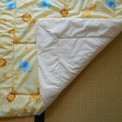 ベビー用　掛ふとん　どうぶつ柄　の画像