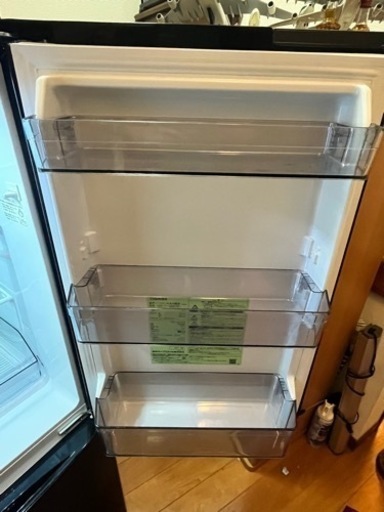 東芝製　2022年7月購入　冷蔵庫　冷凍庫　GRT 15BSK 153L