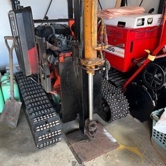 自走薪割り機　未完成