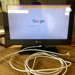 液晶テレビ　モニター　SONY製　テレビ用コード付