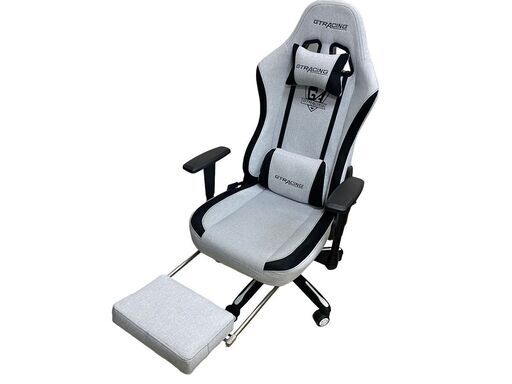 J GT RACING ゲーミングチェア オットマン付 完成品