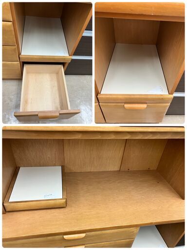カリモク 2面レンジボード キッチンボード 収納家具 食器棚 No.2889●Karimoku ブランド家具 木目が素敵※現金、クレジ