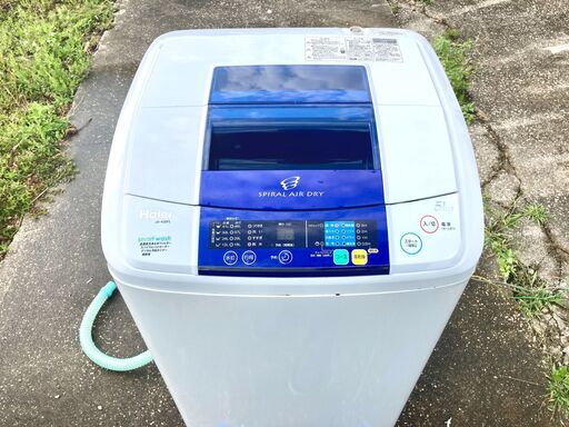 全自動洗濯機　5Kg  Haier