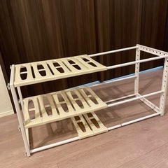 【あげます】伸縮式キッチン下、洗面台下ラック×2個(0円)の画像