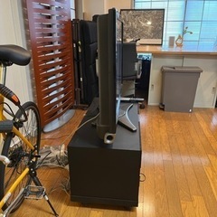 【値下げ可】SHARP AQUOS40型液晶テレビ&ホームシアタースピーカー内蔵テレビ台の画像