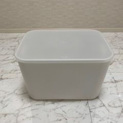【やわらかポリエチレンケース・大　ふた付き】無印良品23日まで