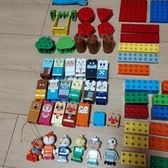 アンパンマン　ブロックラボ　 脳を育む 初めてのブロック ワゴン1.5歳から バンダイの画像