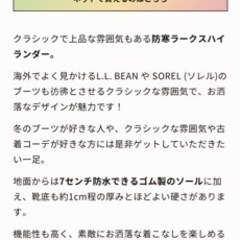 ワークマン 防寒防水ブーツの画像
