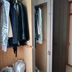 大容量 クローゼット( 洋服ダンス)2本の画像