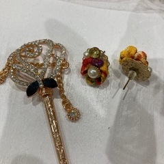 成人式振袖 袴の髪飾り1式の画像