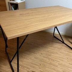 無印良品折り畳みテーブル 120センチ - ダイニングテーブル