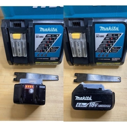 中古 マキタ　GA404DN 18V ディスクグラインダー　セット