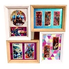 イナズマン・キカイダー・超人バロムワンのメンコ額装‼️限定1点の画像