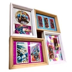 イナズマン・キカイダー・超人バロムワンのメンコ額装‼️限定1点