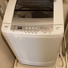 【富山市近郊は運搬無料】AQUA(旧三洋電機) 7.0kg洗濯機 節水モデル AQW-V700Cの画像