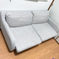 美品　大塚家具　3人掛けソファー　ライトグレー