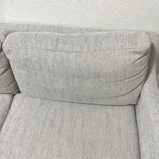 美品　大塚家具　3人掛けソファー　ライトグレー