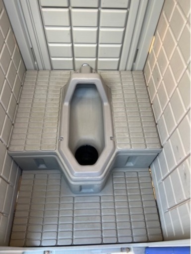 仮設トイレ　中古　水洗式
